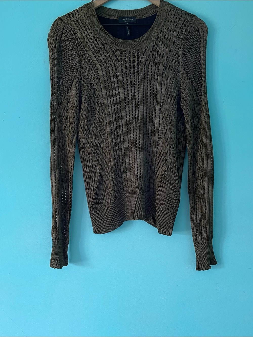 Rag & Bone Pamela Pointelle Sweater S Steffy Bold And The Beautiful Worn TV